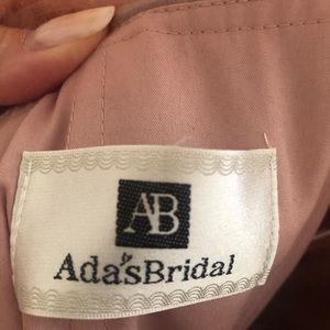 Long formal gown, perfect for a wedding.